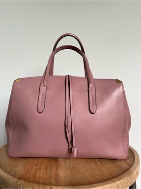 Coach 1941 Cooper Carryall Satchel Bag in Dusty Rose Pink Glovetanned Leather